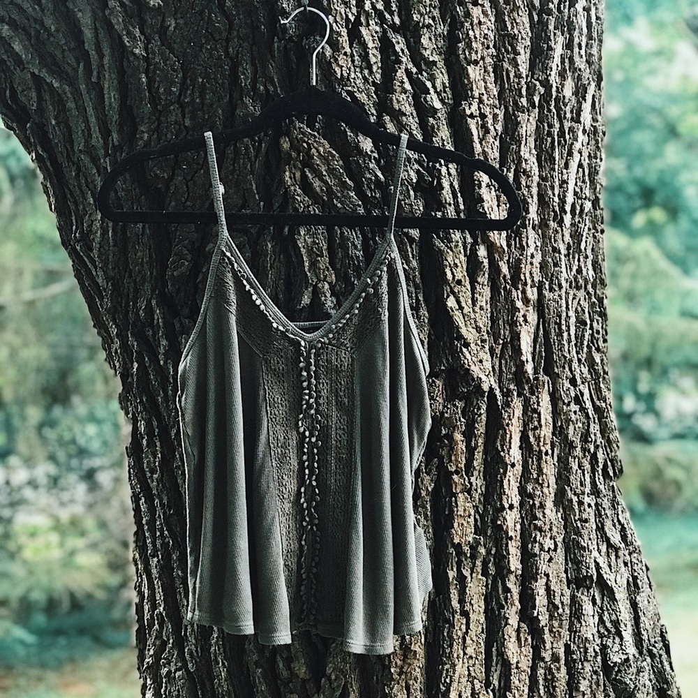 American Eagle spaghetti strap crop top